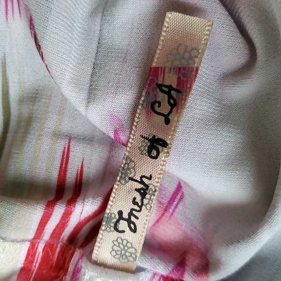 Inesh of LA multi color abstract print dress size Small/Medium - Picture 8 of 9